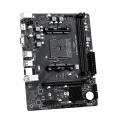 Материнская плата CBR B450M V1 {Socket AM4, 2*DDR4, mATX, VGA+HDMI, 1*PCIEx16/1*PCIEx1/1*M.2 NVME & SATA , 4*SATA3, 4*USB2+4*USB3, Glan} (MB-MSB450-65W-BLK)
