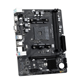 Материнская плата CBR B450M V1 {Socket AM4, 2*DDR4, mATX, VGA+HDMI, 1*PCIEx16/1*PCIEx1/1*M.2 NVME & SATA , 4*SATA3, 4*USB2+4*USB3, Glan} (MB-MSB450-65W-BLK)