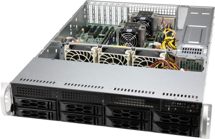 Шасси серверное Supermicro SuperChassis 2U OEM LA25TQC-R609LP/ no HDD 8 LFF/ optional LFF 2 +SFF 2 / 7xLP/ 2x600W Platinum 12" x 13", 13.68" x 13", 12" x 10" E-ATX, ATX/ Backplane 8xSATA3/SAS3 CSE-LA25TQC-R609LP