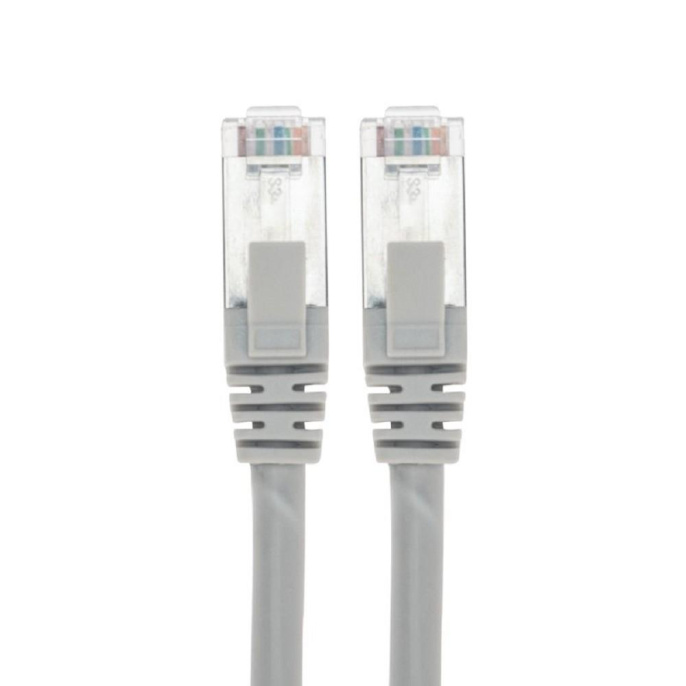 Патч-корд Rexant 02-0210-1 F/UTP RJ-45 вил.-вилка RJ-45 кат.6 1м серый LSZH
