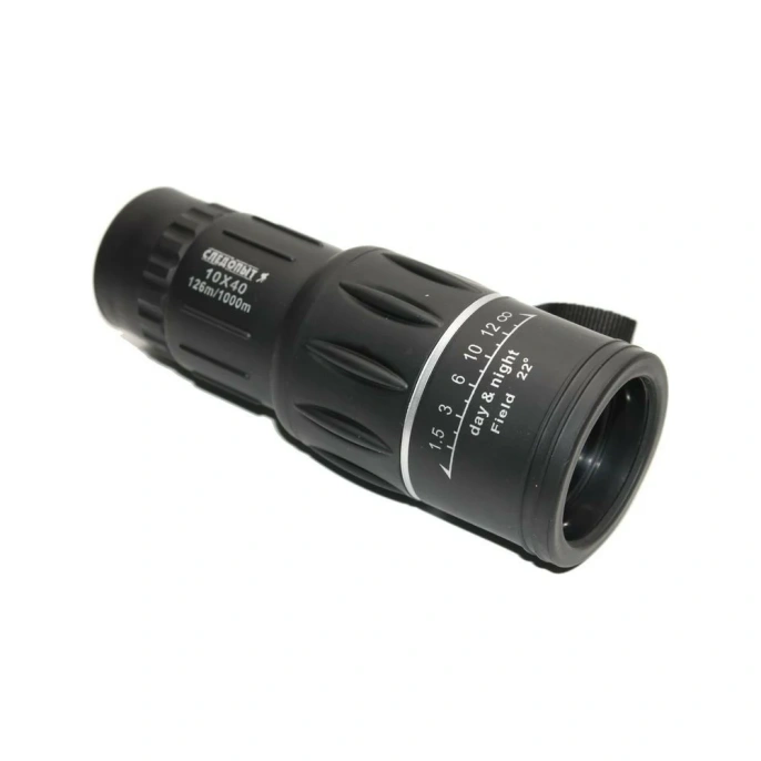 Монокуляр Следопыт 10х40, черный PF-BT-07