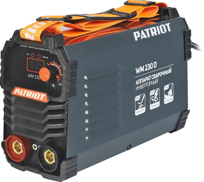 Сварочный аппарат Patriot WM230D инвертор ММА 10.7кВт (605302290)