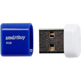 Smartbuy USB Drive 4GB LARA Blue SB4GBLara-B