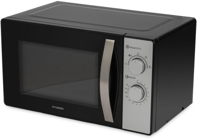 Микроволновая Печь Hyundai HYM-M2025 25л. 900Вт черный/серебристый