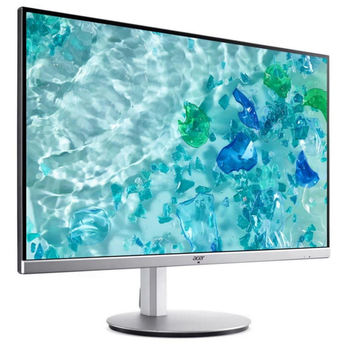 МОНИТОР 32" Acer CB322QKsemipruzx Silver с поворотом экрана IPS, 3840x2160, 4 ms, 178°/178°, 350 cd/m, 100M:1, +HDMI UM.JB2CD.002