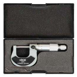 Микрометр RGK MCM-25 гладкий (МК) разм.шага 0.01мм серый (755818)
