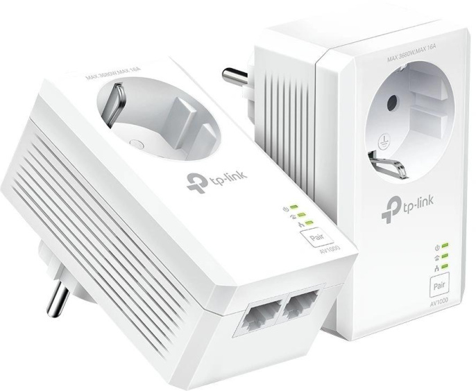Сетевой адаптер Powerline TP-Link TL-PA7027P Kit Gigabit Ethernet
