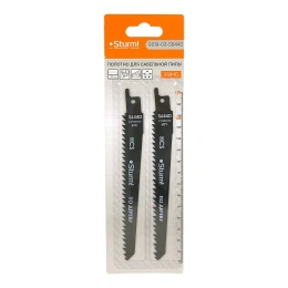Полотно для сабельной пилы по дереву 150 мм; 2 шт. Sturm 9019-03-S644D