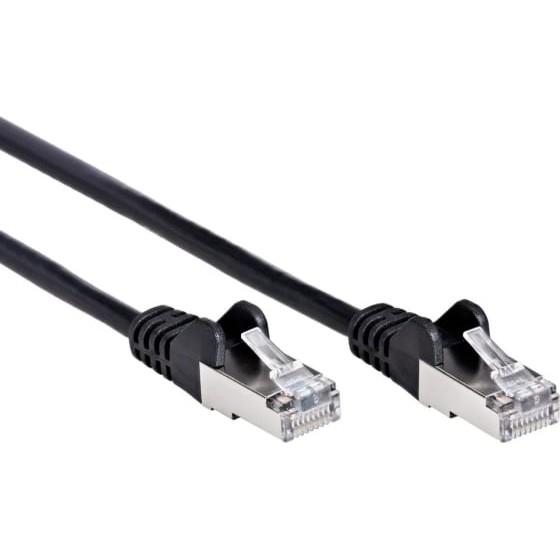 AOpen ANP522B-BK-0.5M Патч-корд литой FTP кат.5e 7/0.16 черный 0,5m