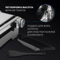 Электрогриль Polaris Brilliant Collection PGP 1902,  серебристый и черный
