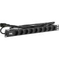 Блок розеток ITK 9 мест PDU шнур 2м, вилка IEC 320 PH22-9D2-P