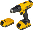 Дрель-шуруповерт DeWALT DCD771D2-QW, 2Ач,  с двумя аккумуляторами