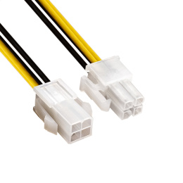 Удлинитель кабеля питания материнской платы +12V ExeGate EX-EXT-4M4F-0.2 (4pin EPS12V M/4pin EPS12V F, 0,2м) EX294789RUS