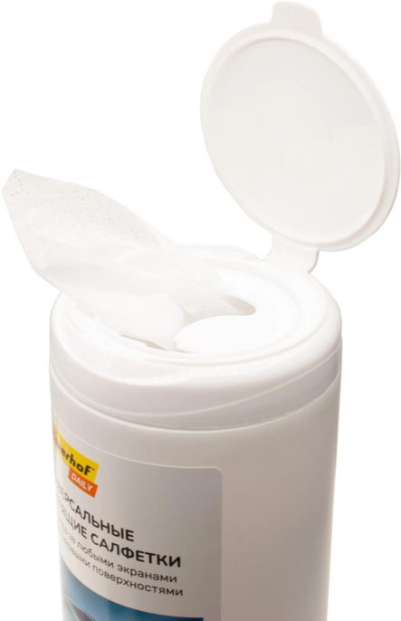 Салфетки Silwerhof DAILY универсальные туба 100шт влажных