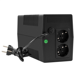 ИБП ExeGate Smart LB-450.LCD.AVR.2SH 450VA/270W, LCD, AVR, 2*EU/Тип F Schuko , батарея 12V 4.5Ah, Black EX299633RUS