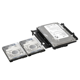Салазки (переходник) ExeGate HD-MFT5M мультифункциональные для установки 4xHDD/SSD 2.5" или 2xHDD/SSD 2.5"+1xHDD 3.5" или 2xHDD/SSD 2.5"+внутренний устройство 3.5" в отсек 5.25" металлические EX292549RUS