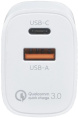 Сетевое зарядное устройство Philips DLP4317, USB + USB type-C, 20Вт, 0.8A, белый [dlp4317cw/70]