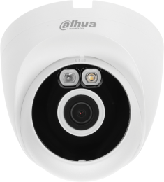 Видеокамера Dahua DH-IPC-T5AP-IL-0280B (уличная, купольная, ИК-подсветка до 30м, LED-подсветка до 30м, Wi-Fi, 1/2.7" CMOS, объектив 2.8мм, сжатие: H.265, H.264, 2 потока до 5Мп@25к/с, MicroSD до 256Гбайт, IP67, питание: 12В(DC), корпус: металл, пластик, W