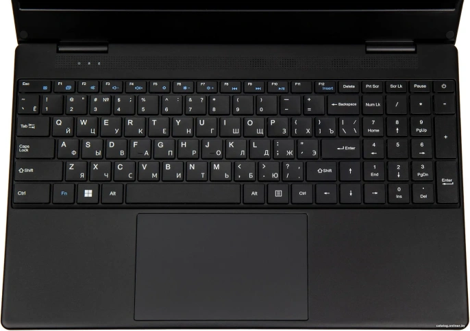 Ноутбук 15.6" IPS FHD HIPER WORKBOOK черный (Core i5 1030NG7/16Gb/512Gb SSD/VGA int/W11Pro/RJ45) (U26-15FII5103R16S5WPG)