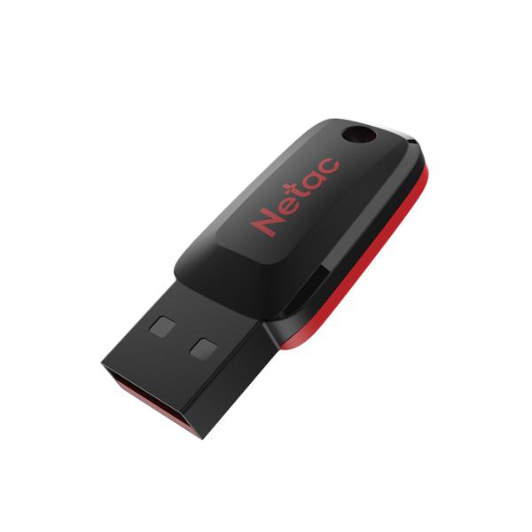Флешка USB NETAC U197 8ГБ, USB2.0, черный и красный [nt03u197n-008g-20bk]