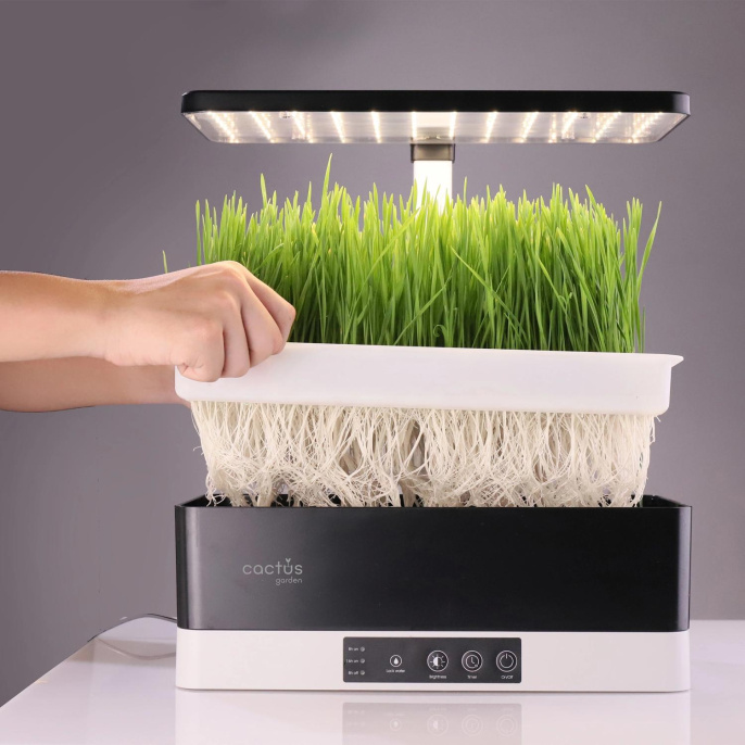 Гидропонная установка Cactus Garden 3.0л 24 черный (CS-LEDPOT-11)