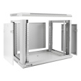 Шкаф телекоммуникационный 19" настенный 9U ExeGate EC-WM-9U.450.G.GREY (19”, 9U, 600x450x500mm (ШхГхВ), передняя дверь закаленное стекло, съемные боковые панели, пыле- и влагозащита IP23, светло-серый RAL 7035) EX298601RUS