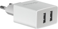 Сетевое зарядное устройство Defender UPA-22,  2xUSB-A,  10.5Вт, 2.1A, белый [83580]