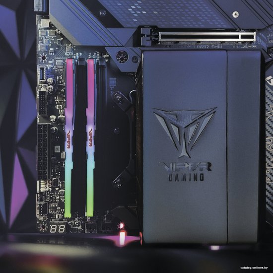 Оперативная память DDR5 16Gb KiTof2 PC-48000 6000MHz Patriot Viper Venom RGB PVVR516G600C36K CL36-36-36-76