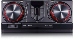 Музыкальный центр LG XBOOM CJ45, 720Вт, с караоке, Bluetooth, FM, USB, CD, черный,