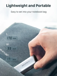 USB-Хаб CABLETIME CB21G (CT-HUBP4-AG) на USB3.0×4 4-в-1