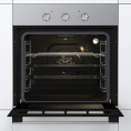 Духовой шкаф электрический Gorenje BO6727E03NX, 73л, дверца с 2 стеклами, черный