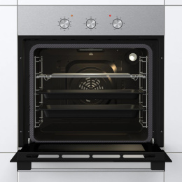 Духовой шкаф электрический Gorenje BO6727E03NX, 73л, дверца с 2 стеклами, черный