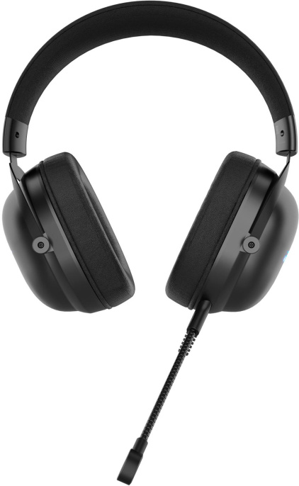 Гарнитура игровая Acer AHW122,  для компьютера, мониторные,  проводные, черный [zl.hdscc.01u]