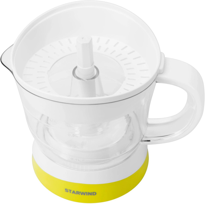 Соковыжималка StarWind SJ1121,  цитрусовая,  желтый и прозрачный