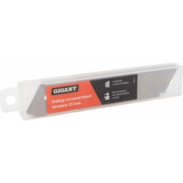 Набор сегментных лезвий (10 шт; 25 мм) Gigant G-1103