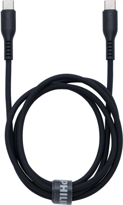 Кабель Philips DLC8601 USB Type-C m -USB Type-C m 1.2м черный коробка упак.:1шт
