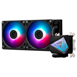 Жидкостная система охлаждения MSI MAG CORELIQUID I240 2x ARGB Gen2 Fan, ARGB Gen2 Block, Color Box 306-7ZW7A11-C24 / 306-7ZW7E11-C24