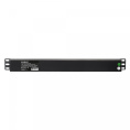 Блок розеток с кабелем с евровилкой ExeGate ServerPro PDU-19H602 Al-6S-EU2CU 19", 1U, Алюминий, 6 Schuko, кабель с евровилкой VDE-250V-16A-3*1.5mm2, медь, 2метра, индикатор питания, черный, RTL EX280827RUS