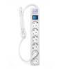 Сетевой фильтр PowerCube SPG(5+1)-16B-1,9M-WHITE, 1.9м, белый