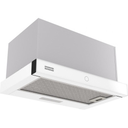 Вытяжка Franke Best TOUCH WH 50, 50см, 750 м3/ч, сенсорное управление, LED освещение, Угольный фильтр Ф-07 приобретается отдельно , цвет: нержавеющая сталь, лицевая планка: белое стекло 315.0702.969