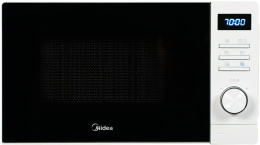 Микроволновая печь MIDEA/ 20 л, 700 Вт, электронное управление, черный\белый (AM720C2VR-W)