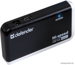 Разветвитель USB Defender Quadro Infix, USB2.0, 1in - 4out, 83504