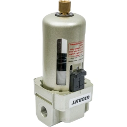 Фильтр-влагоотделитель для компрессора 1/4"; 1500 л/мин; 10 бар Gigant GAF3000-02