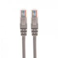 Rexant 02-0290-105 Патч-корд U/UTP, CAT 6, RJ45-RJ45, 26AWG, LSZH, серый, 1,5м