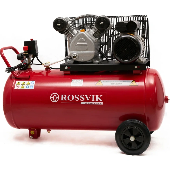 Поршневой компрессор Rossvik 360л/мин, 10бар, ресивер 100л, 380В/2,2кВт СБ4/С-100.LB24