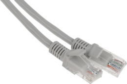 Патч-корд PREMIER PP12-1M литой molded , UTP, кат.5E, 1м, 4 пары, 26AWG, алюминий омедненный, многожильный, серый