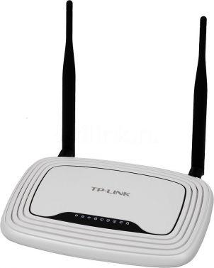 Wi-Fi роутер TP-LINK TL-WR841N, Wi-Fi 4, N300, 2.4ГГц, 4 LAN, белый