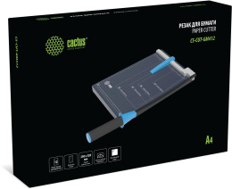 Резак сабельный Cactus CS-CUT-GM412 A4/12лист./320мм/автоприжим/защитный экран