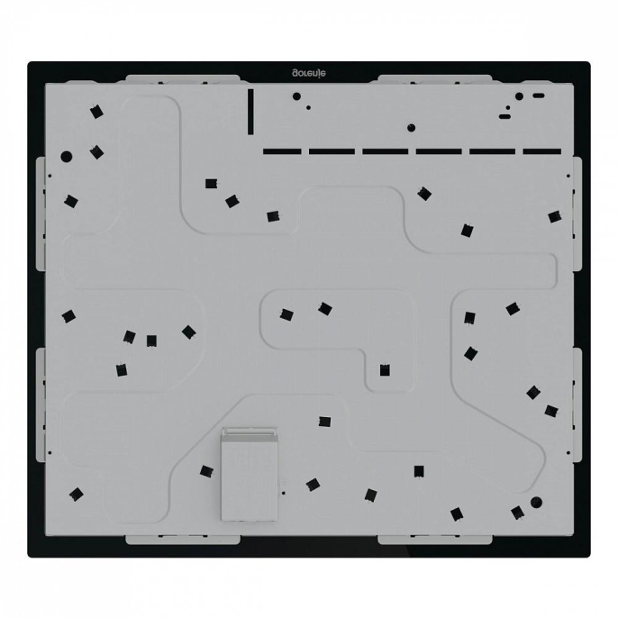 Электрическая варочная поверхность Gorenje ECT64BSCE, конфорок: 4 шт., стеклокерамика, независимая, черный