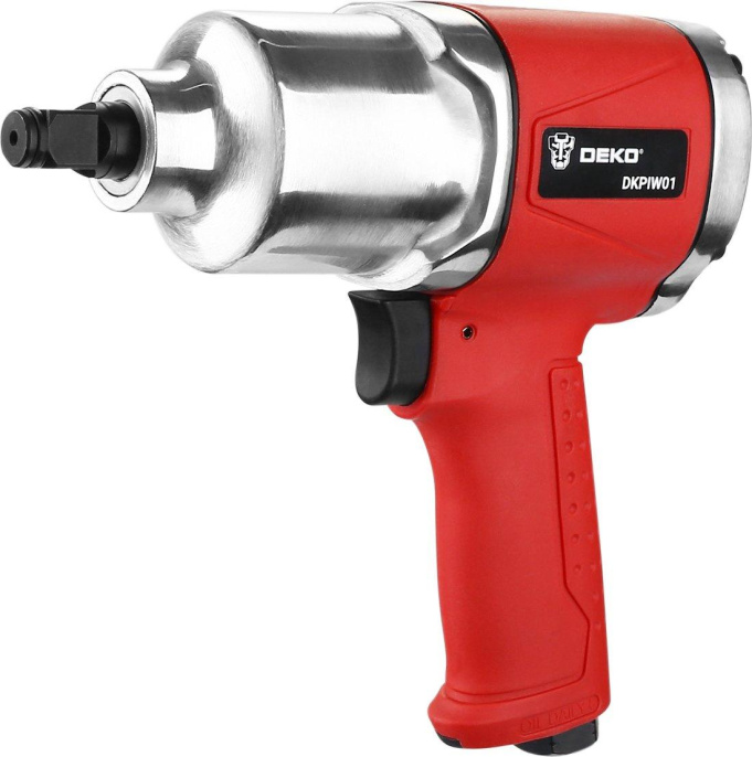 Гайковерт DEKO DKPIW01 204л/мин красный/серебристый